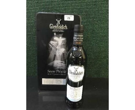 A cased bottle of Glenfiddich Snow Phoenix Limited Edition Bottling Single Malt Scotch Whisky