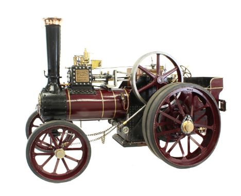 A well-engineered 3 inch scale Burrell 6 nhp agricultural traction engine, built by Mr G Griffiths of Birmingham. Silver sold