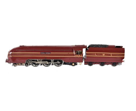 A fine Kingscale Gauge 3 live steam streamliner model of a LMS Princess Coronation Class 4-6-2 tender locomotive No 6227 ‘Duc