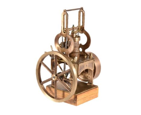 A well-engineered model of a Maudsley type stationary engine, being model engineer built in cast and turned gun-metal and of 