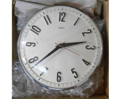 A vintage Metamec wall timepiece with electric movement - sold as a collectors' item only