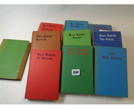 Collection of Billy Bunter books by Frank Richards Mostly First Editions no Dust Jackets