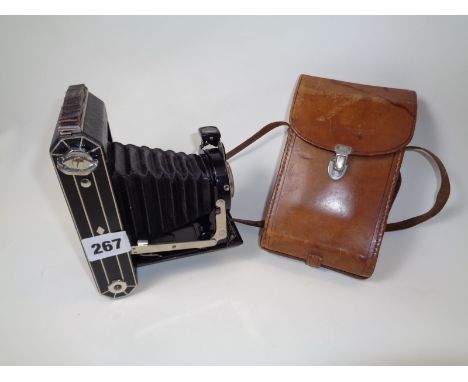 Vintage Cased Kodak concertina camera with Anastigmatic F6.3 - 10.5cm lens