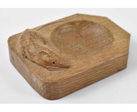 ROBERT 'MOUSEMAN' THOMPSON; a wooden ashtray.