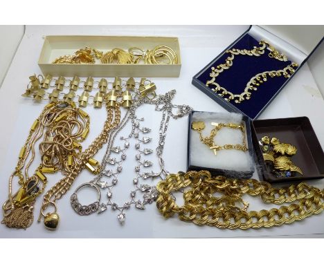 A collection of jewellery, mainly Monet 