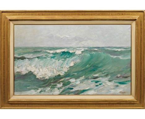 (1848 Werder an der Havel - 1933 ebenda)Die See bei RügenDas 1913 entstandene Werk ist nicht nur aufgrund seiner Dimensionen 