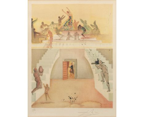 (1904 Figueras - 1989 ebenda)"The Triumph of the Toreador"/"Lillas Pastia's Tavern" (Originaltitel) aus dem "Carmen"-Portfoli
