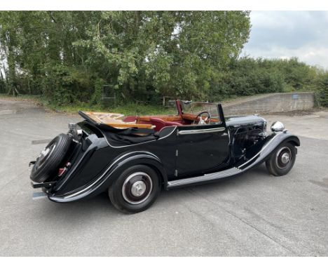 1937 Brough Superior 6-cylinder 3.5 litre Drophead Coupe – The subject of a recent full restorationReg. no. GB 1935Chassis no