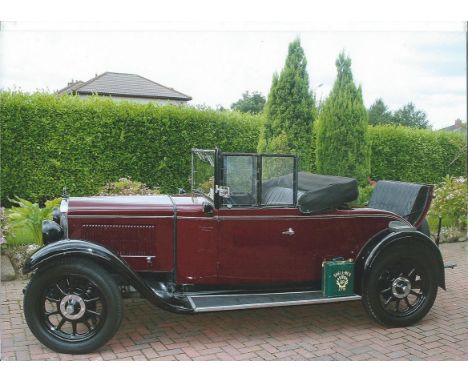 1931 Austin 12 HarrowReg. no. KJ 2227Chassis no. 68864 (as per plate on car) V5C states 6TT2492Engine no. 69375L (according t