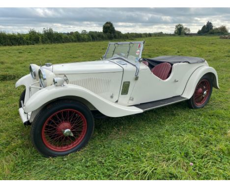 1933 Riley 9 ‘Vanishing Hood’ LynxReg. no. TJ 1332Chassis no. t.b.a.Engine no. t.b.a.This Riley 9 is clothed in rare Lynx two