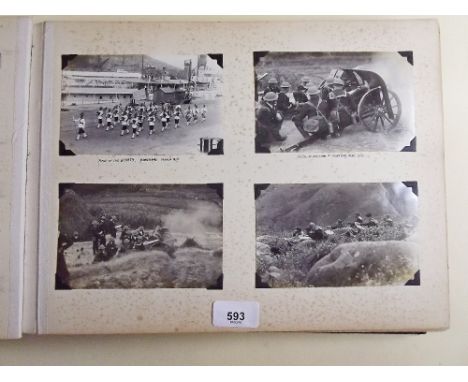 A collection of 1930's photographs in albums both of topographical and naval interest - mainly taken in China including Saigo