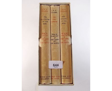The Lord of the Rings, The Fellowship of The Ring, The Two Towers and The Return of The King by J R R Tolkien - these are fir