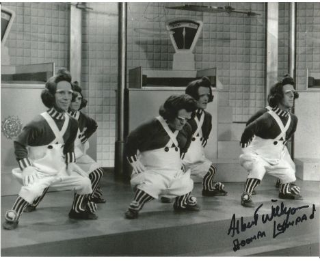 Albert Wilkinson Willy Wonka &amp; The Chocolate Factory dual signed 10"x8" photo. This beautiful hand-signed photo depicts A