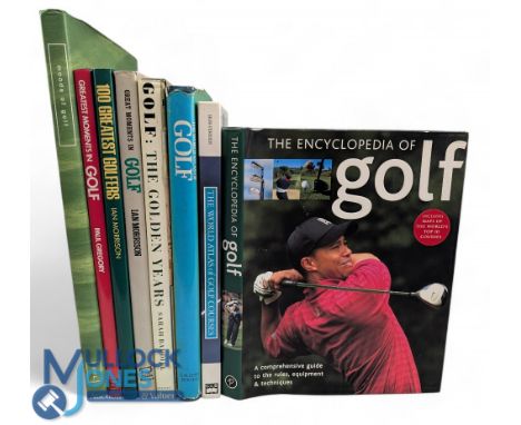 Golf Books - The Encyclopedia of Golf 2007 Chris Meadows, The World Atlas of Golf Courses 1990 Bob Ferrier, The World Atlas o