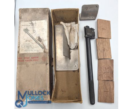 F H Carter Majestic golf club face marking tool - complete with the makers original box and label
