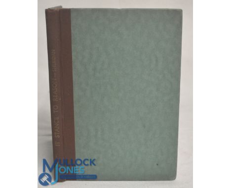 It Stance to Reason John D Sheridan published by Talbot Press, 1947 first published. 98 pages. No dust jacket. Green paper co