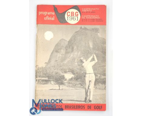 1961 Brazilian Open Golf Championships Programme. The Brazil Open or Aberto do Brasil is an annual golf tournament held in Br
