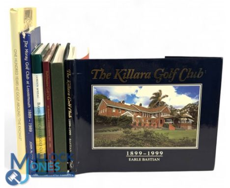 Six Golf History Books - The Killare Golf Club 1899-1999 Earle Bastian, 125 Years of Golf at Seaton Carew 1874-1999, Ballybun