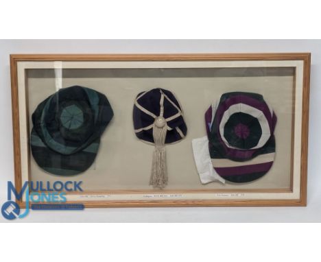 3x 1950 Cricket &amp; Rugby Caps, awarded to John Hill, from Devon Dumplings 1952, Free Foresters 1959, and a rugby cap from 