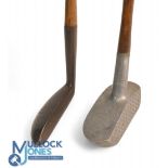 2x Interesting putters features 'The Toby' shallow narrow, metal mallet head showing the Winton