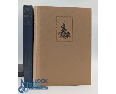 Hamilton, David signed - "Early Aberdeen Golf - Golfing Small-Talk in 1636" 1st ed 1985 ltd ed 450 signed by the author - in 