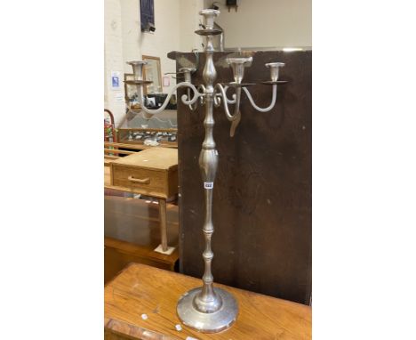 LARGE SILVER CANDLESTICK