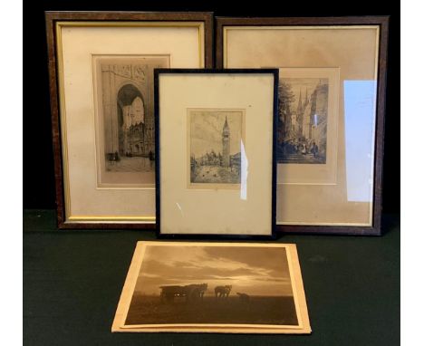 Frank Meadow Sutcliffe (British 1853-1941), Among the Turnips, sepia photographic print, signed in pencil, titled, copywrite 