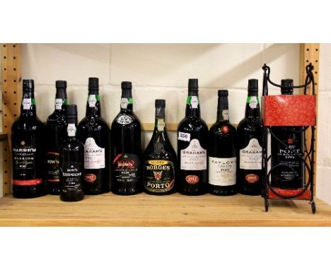 10 bottles of vintage port