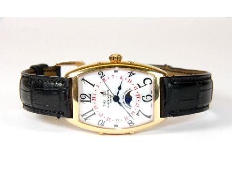 18ct gold Franck Muller Master calendar wristwatch 2850MC L (1990). Est. £5000 - 6000