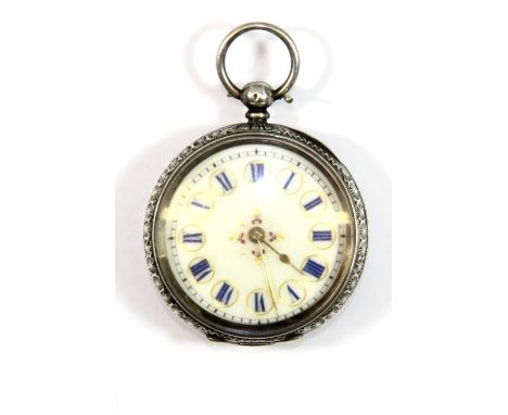 0.935 Silver pocket watch