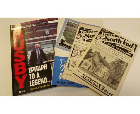FOOTBALL, Manchester United selection, inc. book, Epithat to a Legend by Liversedge 1994 First Edition, with signed card by M