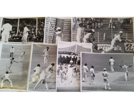 CRICKET, press photos, action shots from Australia v Pakistan, 1st-3rd tests during 1983/4 tour, 8.5 x 5.75 and smaller, some