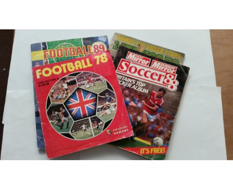 FOOTBALL, albums, mainly part sets, inc. FKS 1970 Mexico (two missing, scuffing to covers), Cleveland Golden Goals (empty), P