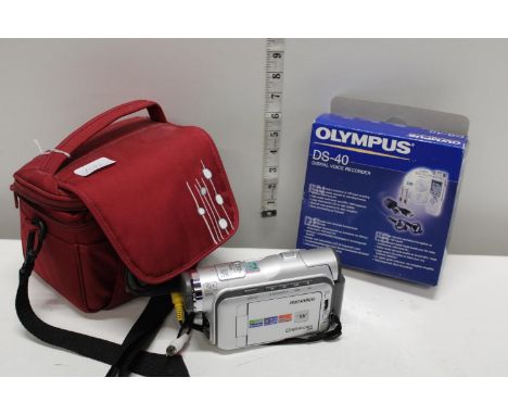 A digital camera and digital voice recorder 