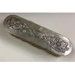 OMAR RAMSDEN: A silver mounted brush inscribed 'Irene Anne'.