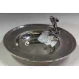 OF GOLFING INTEREST: A silver armada dish.