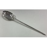 An 18th Century silver mote spoon.