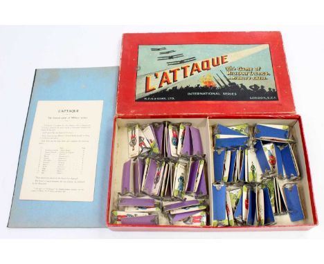 An HPG &amp; Sons Ltd boxed International Series L'Attaque game of military tactics housed in the original card box with vari