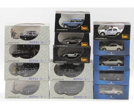 14 Ixo and Replicars 1/43 scale diecast vehicles to include The Cold War Series Mercedes 180 saloon and diorama gift set, a C