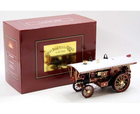 Midsummer Models No. MSM 003 1/24th scale model of a Burrell Showman's Engine "Earl Beatty", finished in maroon in the origin