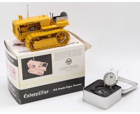 A Speccast No. CUST1008 1/16 scale model of a Caterpillar R2 track type tractor, appears as issued in the original box togeth