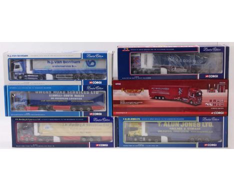 Corgi Toys modern issue limited edition 1/50th scale road transport haulage group of 6 comprising reference numbers CC12905, 