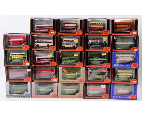 24 boxed EFE Exclusive First Editions, 1/76 scale, public transport diecast buses to include an AEC RF Bus, a Bristol LS Coac