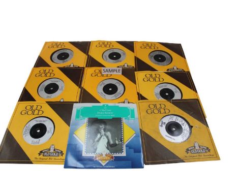 Approx. 500 single records including large quanity of 'Old Gold' most of which appear to be unplayed together with used singl