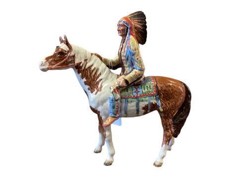 Beswick mounted Indian model no.1391Very good condition 