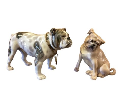 Two Bing &amp; Grondahl model dogs no.1903 and 2082Both in very good condition 