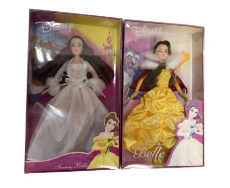Mattel Disney Princesses including Belle, No. S144004, Fantasy Belle, No. S144026, Long Hair Cinderella, No. S144066, Jasmine