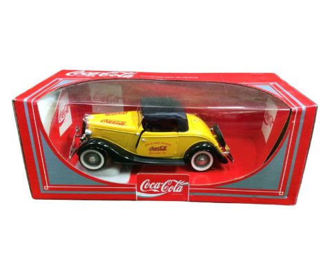 Selection of 1:18 scale diecast American Cars by various manufacturers including 1936 Ford Pick Up, 1958 Corvette, 1965 Corve