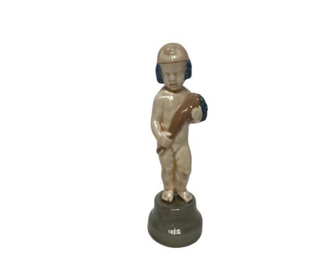 Art Nouevau German figure of a child, 13cm high