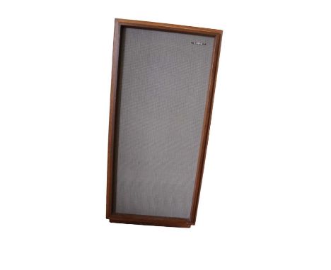 Vintage Tannoy speaker, with dual dial controls to rear, 85cm high